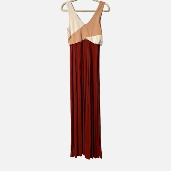Anthropologie Maeve Elysian Color Block Maxi Dress Women’s Size Medium - Picture 12 of 12